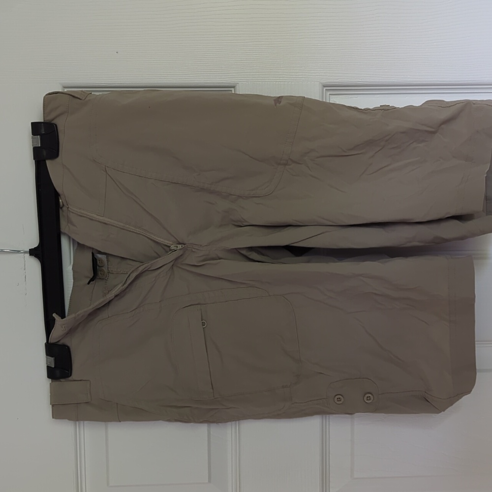 Avia shorts. Longer length but can roll up and faster shorter